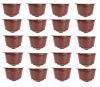 20db Újratölthető kávékapszula Nescafe Dolce Gusto kávégéphez, barna színben
