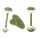 Jade roller 1 db és jade masszírozó roller 1db + Gua Sha szív alakú arc-, testmasszázs és nyirokmasszázs